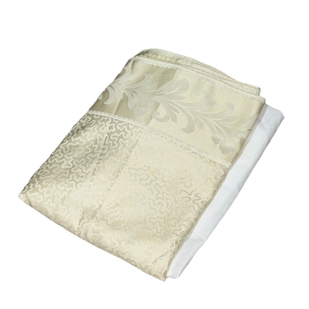 J Queen Ivory Marquis Bed Skirt King Satin Printed Luxury Designer Bedding